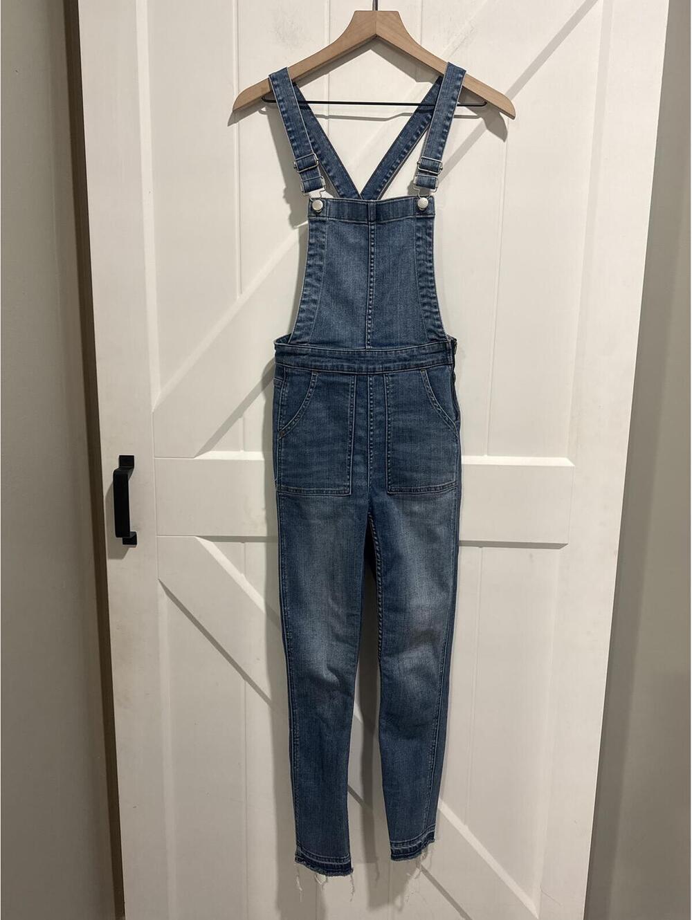 Madewell Denim Overalls with Adjustable Straps, XS